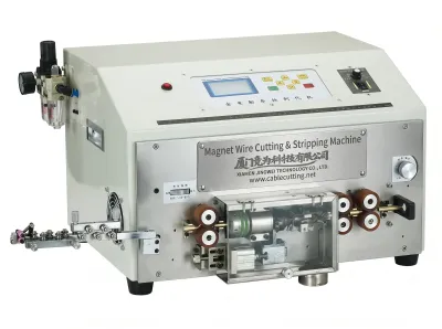 Automatyczna maszyna do cięcia i zdzierania drutu magnetycznego WPM-0525