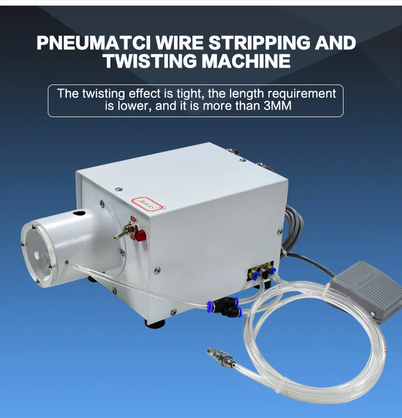 Pneumatyczna elektroniczna maszyna do zdziewania i skręcania drutów, pneumatyczna maszyna do zmywania drutów, pneumatyczna ręczna maszyna do zmywania drutów wielordzeniowych, wysokiej jakości maszyna do zmywania i skręcania drutów