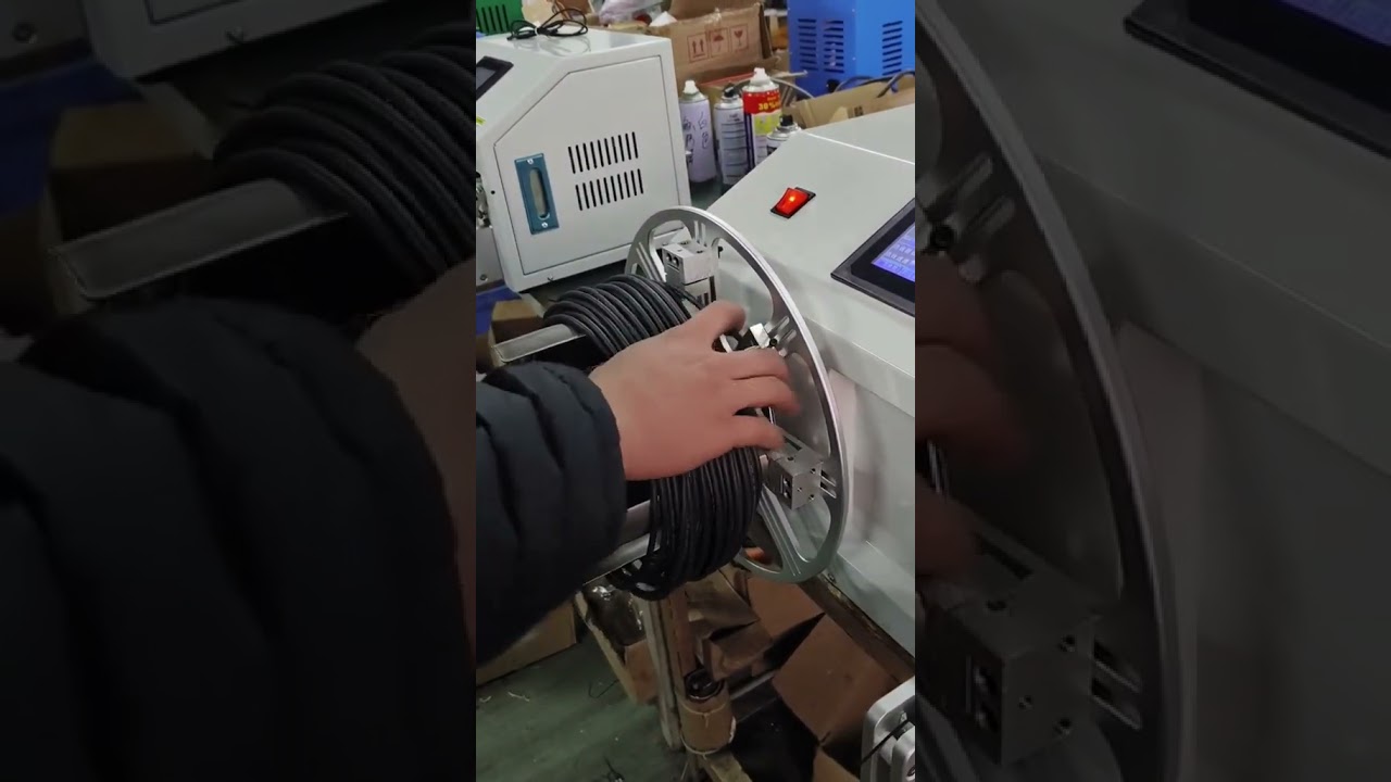 High Efficiency Wire Winding, Tying & Bundling Machine