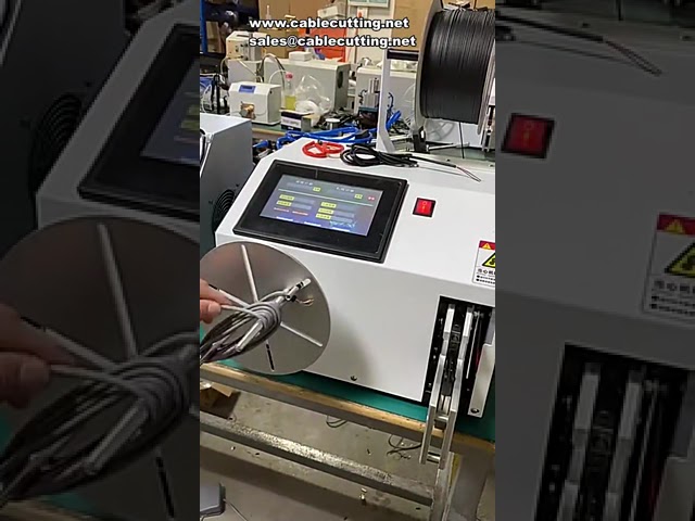 5 35mm 18 45mm 40 80mm Automatic Wire Coil Winding Machine Electric Digital Touch Screen Cable Bindi