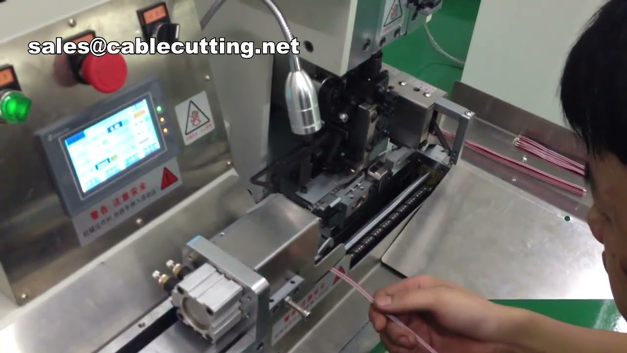 Automatyczna maszyna do zaciskania złączy kablowych z usuwaniem izolacji środkowej – Chang Zhou Hechang Machinery