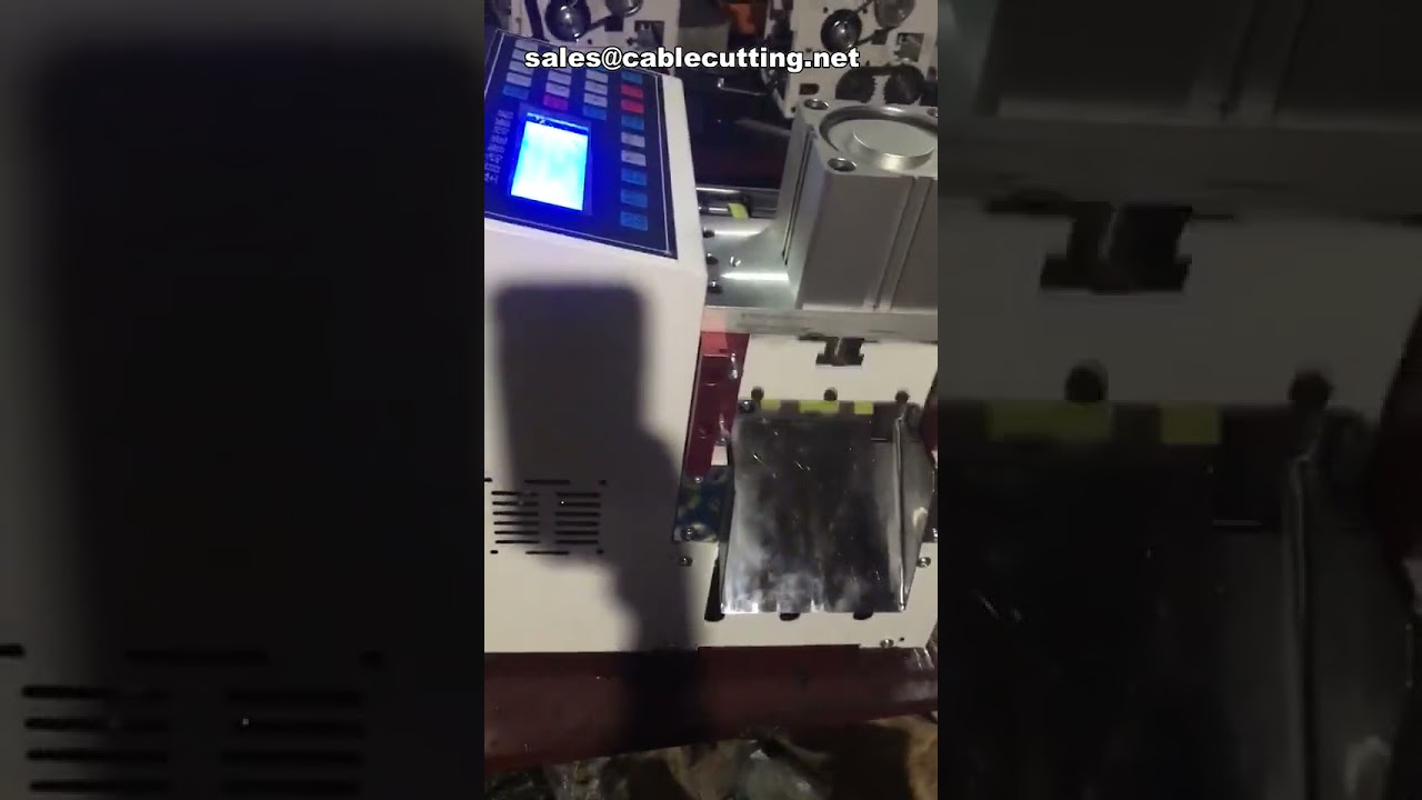 Maszyna do cięcia kabli, rur i drutów – precyzyjne cięcie rur termokurczliwych, miedzianych, PVC i plastikowych