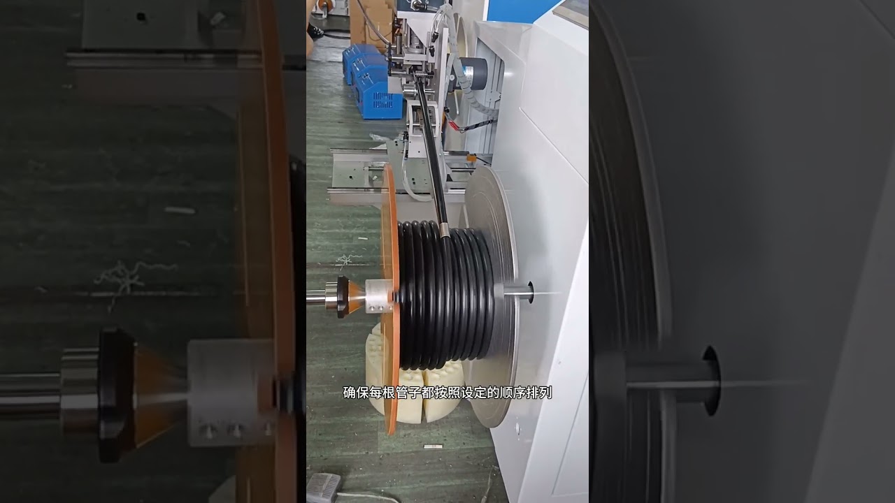 Automatic Meter Counting, Sorting, Cutting, Tube Winding & Coiling Machine for Large Roll Splitt