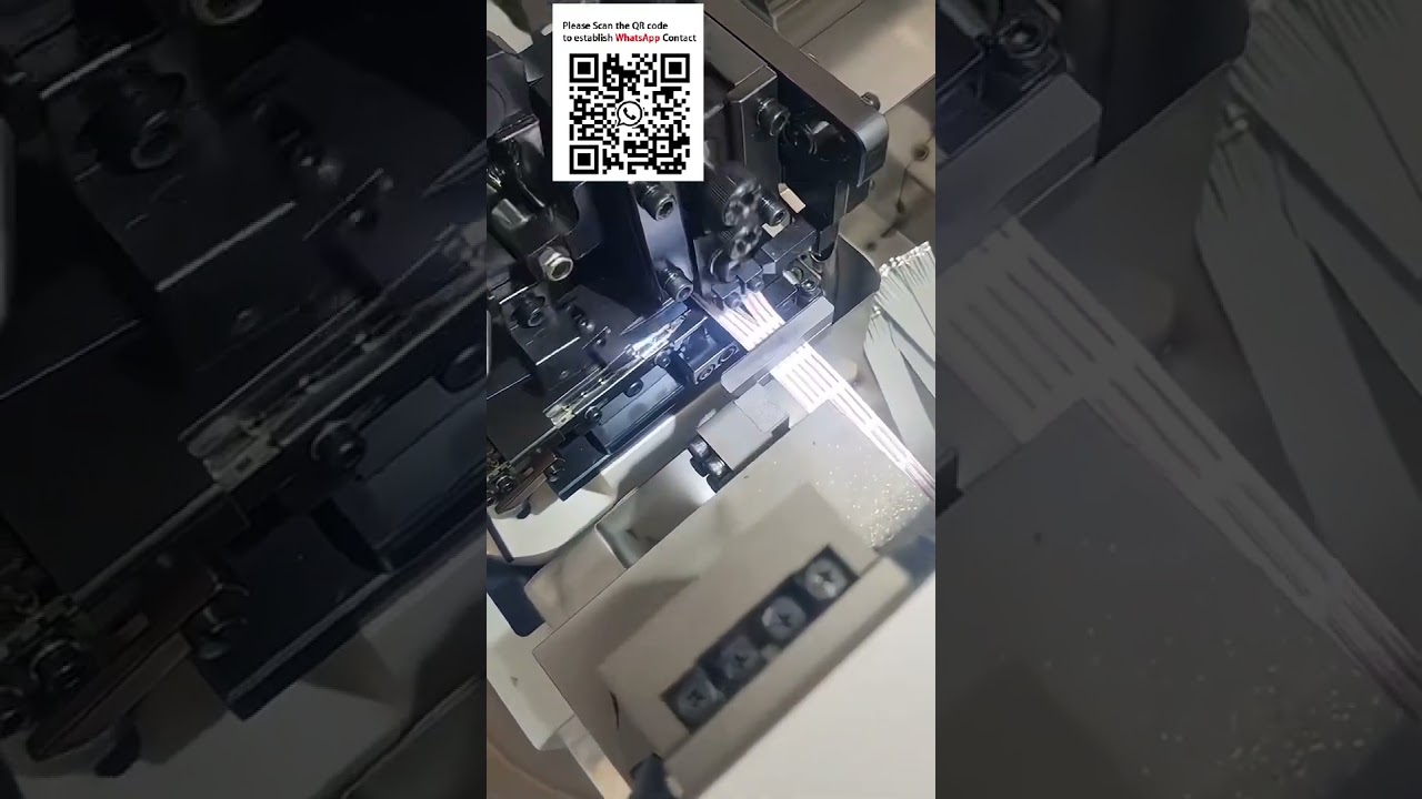 Fully Automatic Ribbon Cable Processing Separate, Cut & Crimp Terminals #Automation Equipment