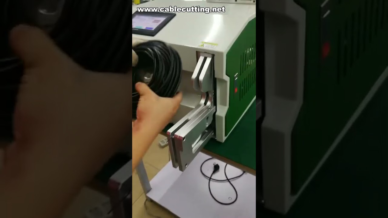 Automatyczna maszyna do zwijania i wiązania przewodów zasilających