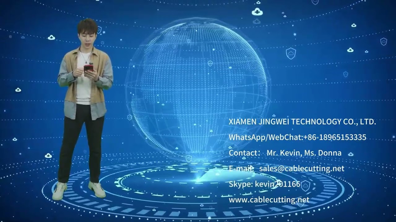 Semi Automatic 9 Layers Max High Voltage Coaxial Cable Stripping Machine, 3 18mm Hv Cable Rotary Str