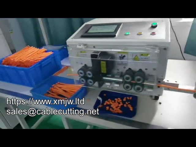 Fully Automatic Sheathed Wire 6 70 Square Mm Cable Cutting Wire Double head Stripping Machine