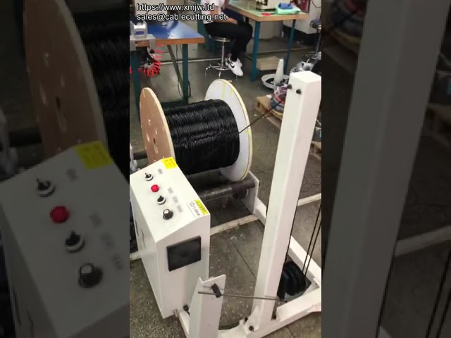 Automatic Cable Reel Feeding Equipment Wire Feeder For Wire Cutter And Peeling Machine
