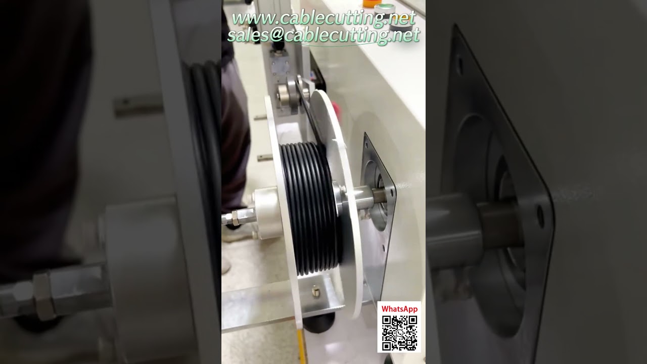 Automatyczna maszyna do nawijania z licznikiem metrów do kabli i przewodów