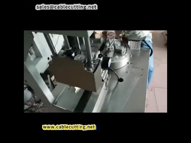 Automatyczna maszyna do nawijania i wiązania kabli z precyzyjnym odmierzeniem