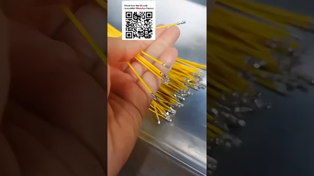 Fully Automatic Wire Processing Cut, Strip & Crimp Machine #Production Automation