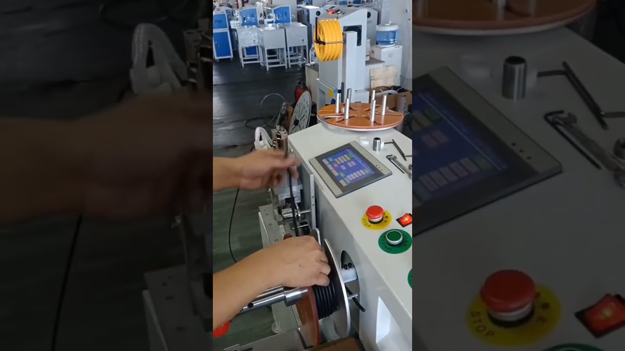 Wire & Electric Cable Meter Counting, Traversing, Cutting, Winding & Tying All in One Machine