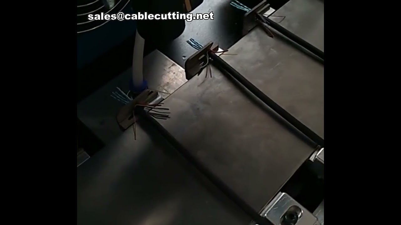 Laser Wire Stripping Machine,Coaxial Aluminum Foil Cutting,Automatic Multiple Wire Strip Machine mp4