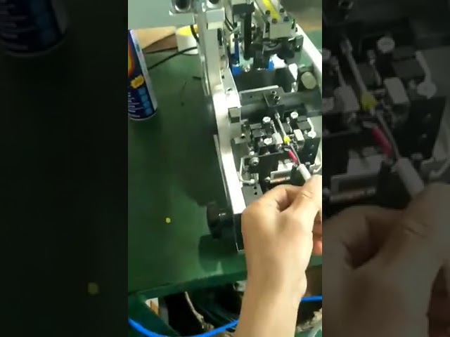 Automatic Cable Waterproof Plug Sealing Inserting Threading Wire Stripping Tool Crimping Machine