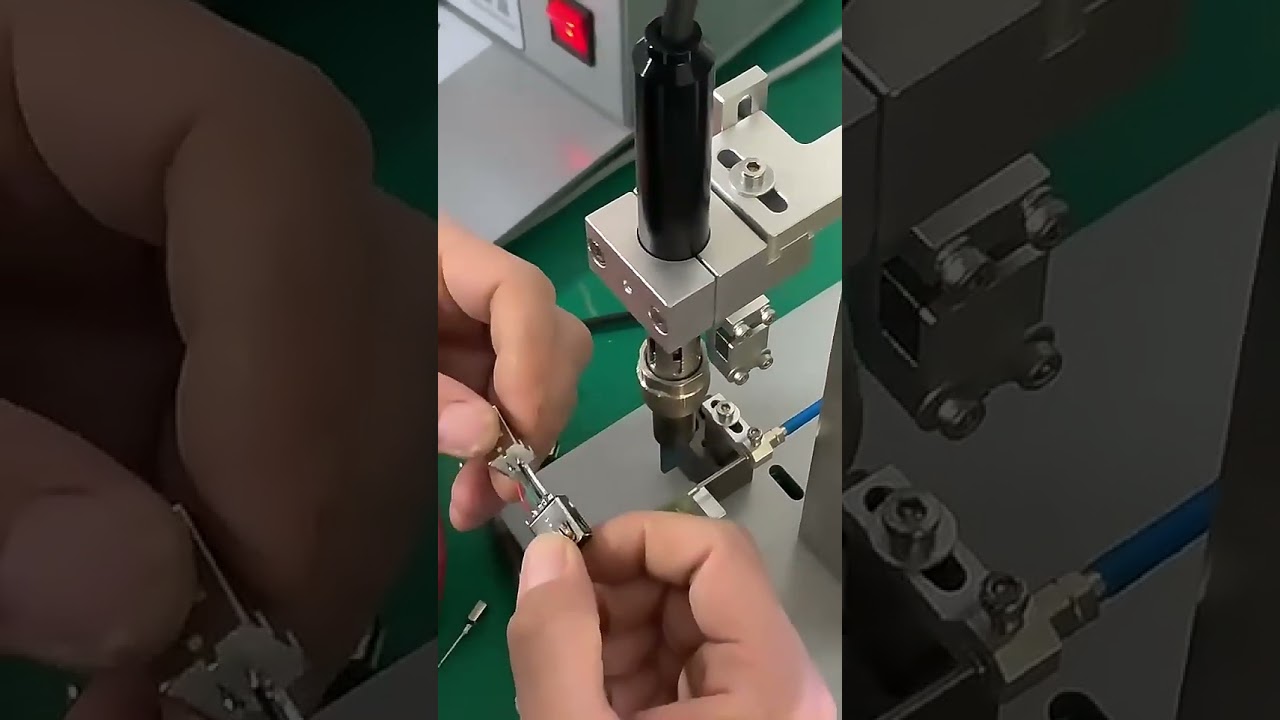 Półautomatyczna lutownica do złączy USB i przewodów – precyzyjne spawanie płytek PCB