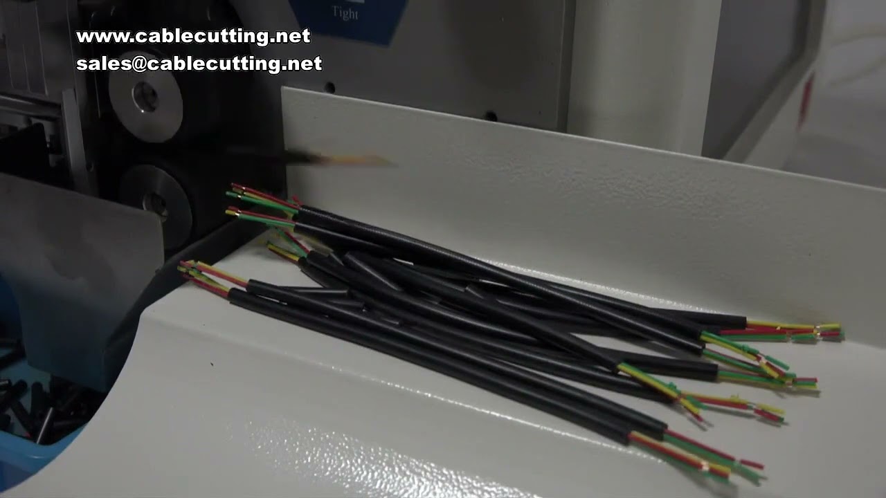 220V 110V 3 10mm Automatic Multi core Wire Sheath Stripping Machine, 500 1000pcs h Eight wheel Drive