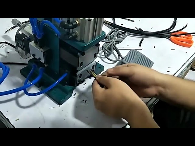 3f Wire Stripper Pneumatic Multi Core Auto Cable Stripping Machine
