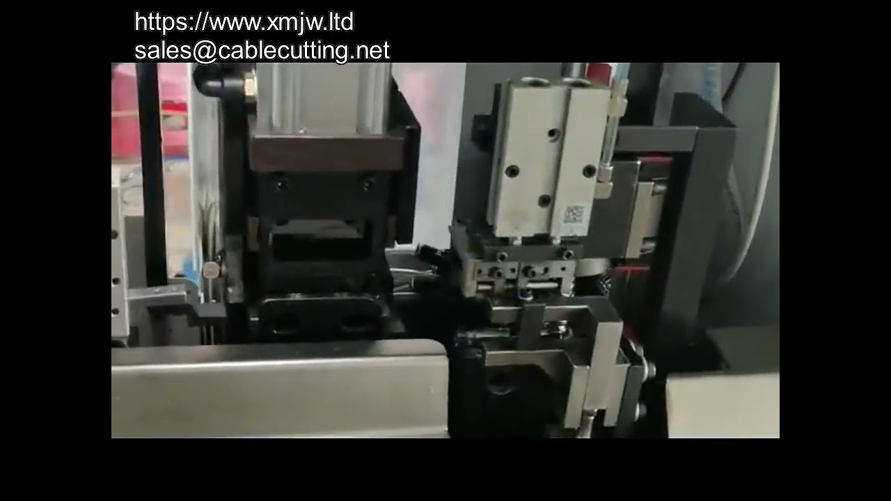 Automatyczna maszyna do cięcia, zdejmowania izolacji i zaciskania końcówek – pełna automatyzacja produkcji