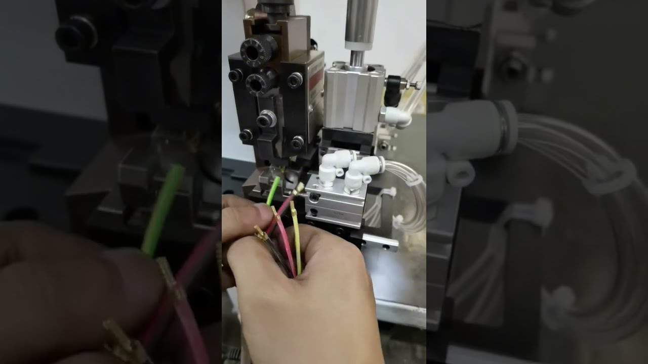 Export Version Straight Continuous Strip Terminal Machine Crimping #factory #machine