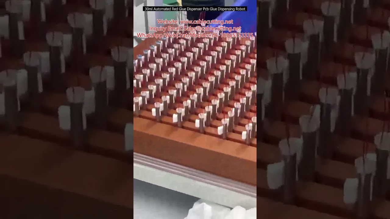 Automatyczny Dozownik Czerwonego Kleju 30ml – Robot Dozujący Klej do PCB