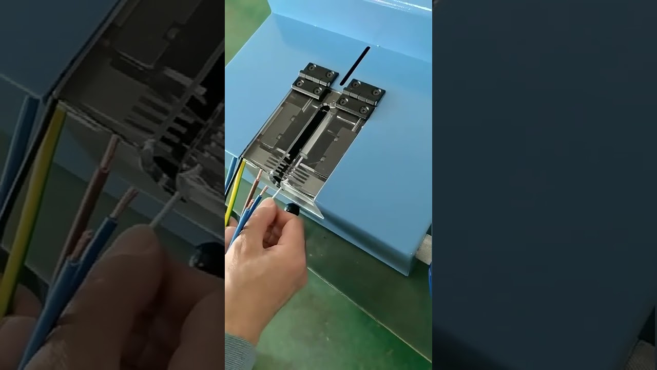 LY Pneumatic High Accuracy Desktop Inductive Type Wire Peeling Stripping Cutting Machine 10 Square m