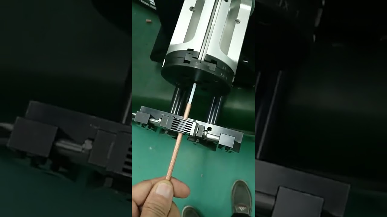 Automotive Cable Rotary Stripping Machine   Medical WireRF Coaxial Cable Peeler