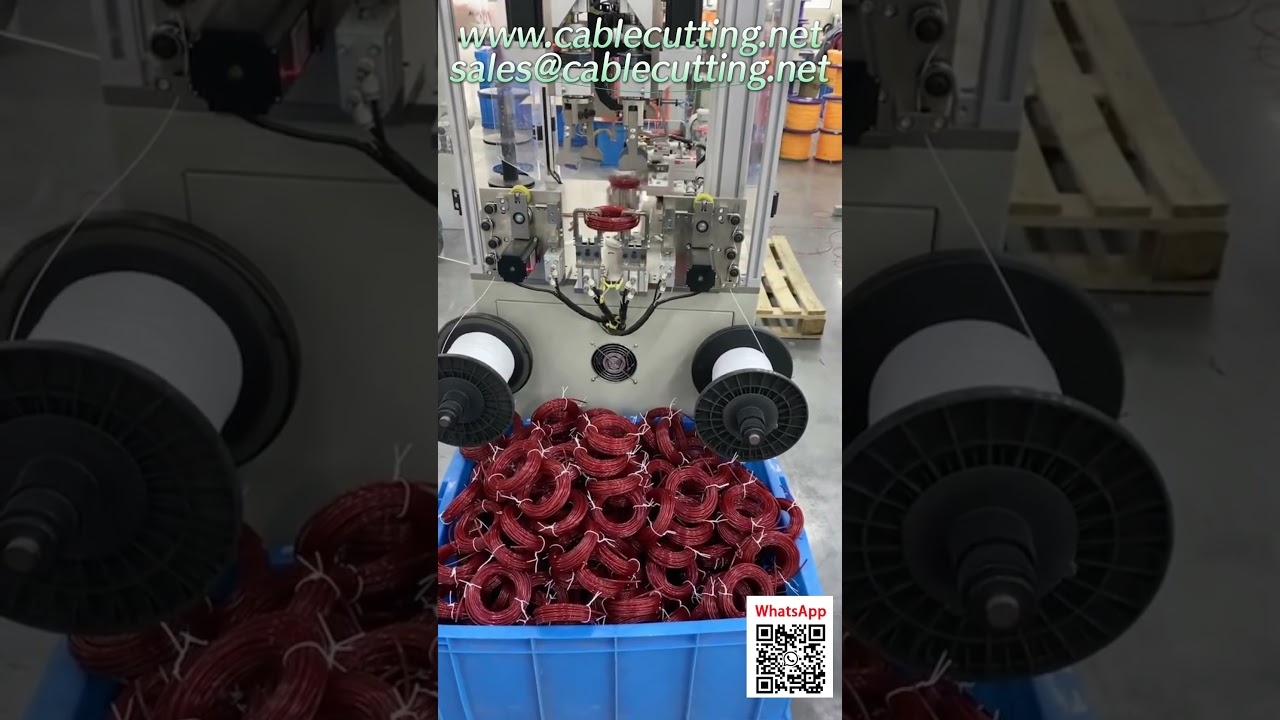 Na żywo z warsztatu: Maszyna do nawijania i wiązania żyłki w pełnej produkcji