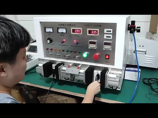 Tester zgodności bezpieczeństwa elektrycznego – automatyczne skanowanie i znajdowanie punktów pomiarowych