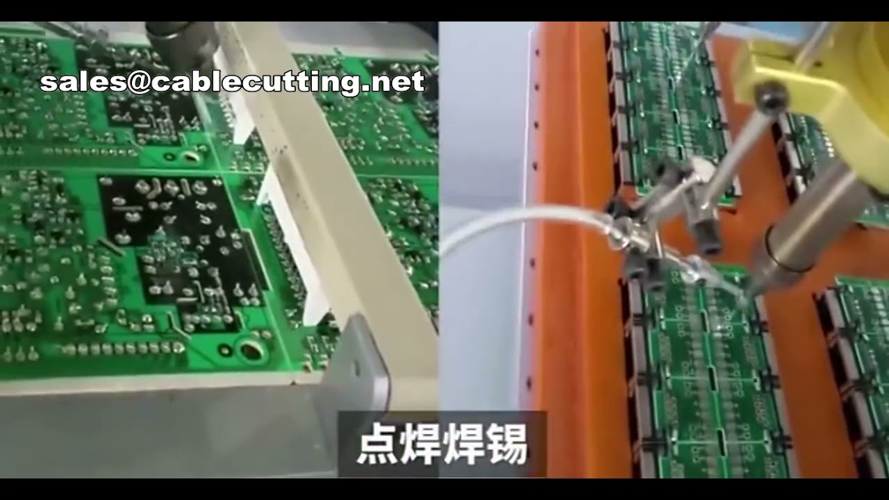 Three Axis Soldering Machine Electric Circuit Boards,Led Aluminum Substrates Wire Soldering Process