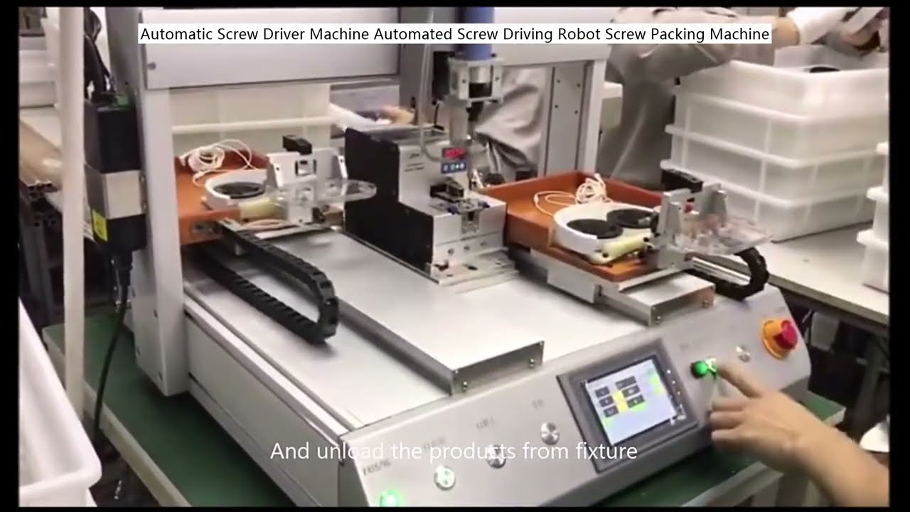 Automatic Screw Driver Machine Automated Screw Driving Robot Screw Packing Machine