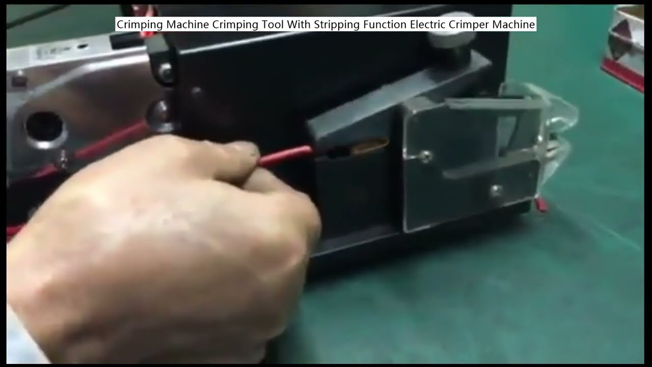 Crimping Machine Crimping Tool With Stripping Function Electric Crimper Machine