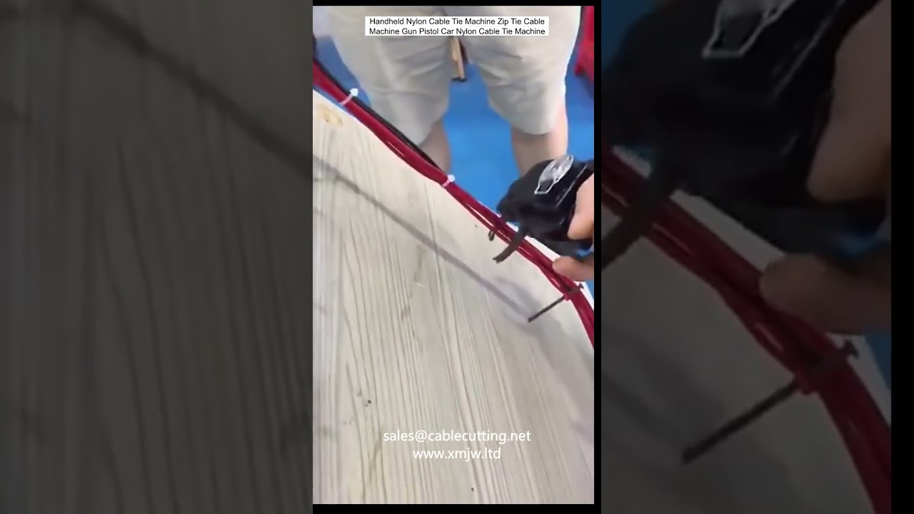 Handheld Nylon Cable Tie Machine Zip Tie Cable Machine Gun Pistol Car Nylon Cable Tie Machine