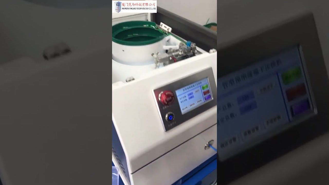 Electric Semi Pre insulated Terminal Stripping And Crimping Machine,Cable Terminals Crimp Machine,In