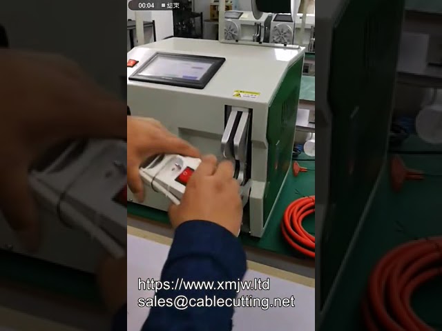 W pełni automatyczna maszyna do wiązania i blokowania kabli audio/wideo dla przewodów silikonowych