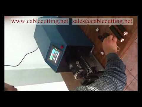 Coaxial Cable Stripping Machine