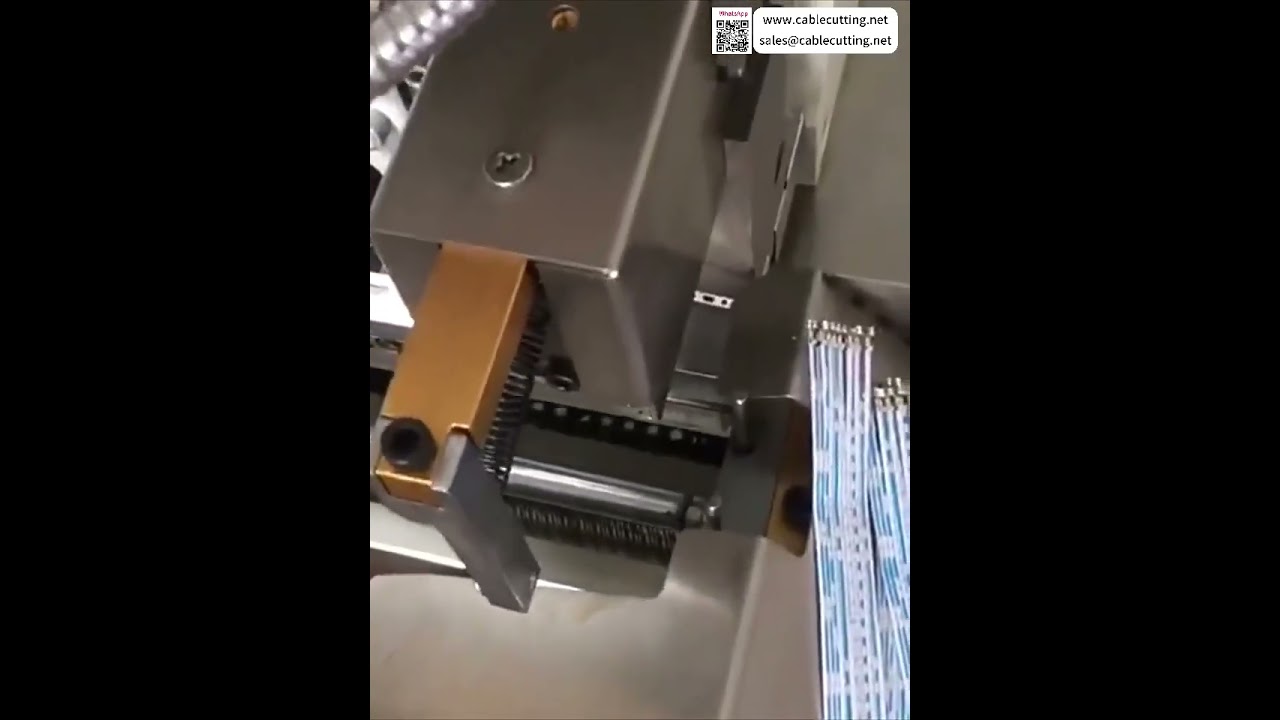 Półautomatyczna maszyna do zaciskania taśm kablowych z płynną kontrolą wydajności – narzędzie do precyzyjnej produkcji wysokiej jakości