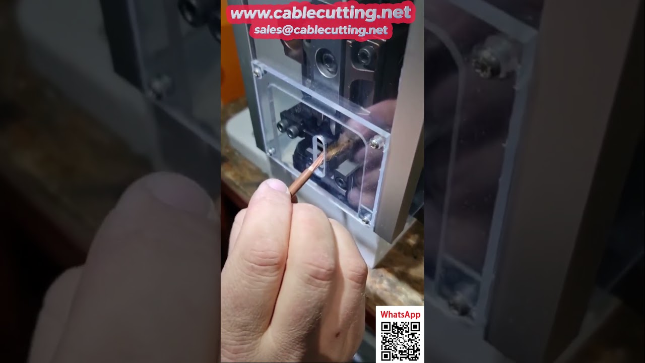 Cicha półautomatyczna maszyna do zaciskania końcówek – idealna do automatyzacji fabryki