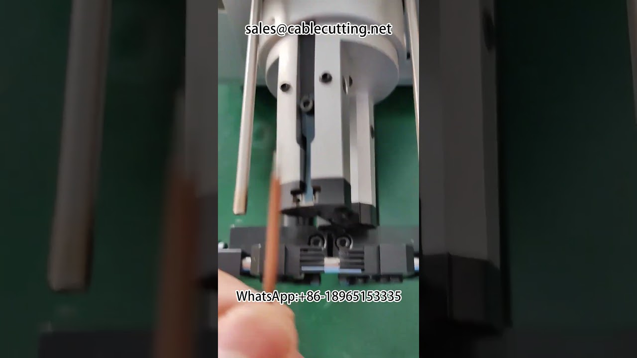 Coaxial Wire Stripping Machine #Stripping Machine #Automotive Harnesses