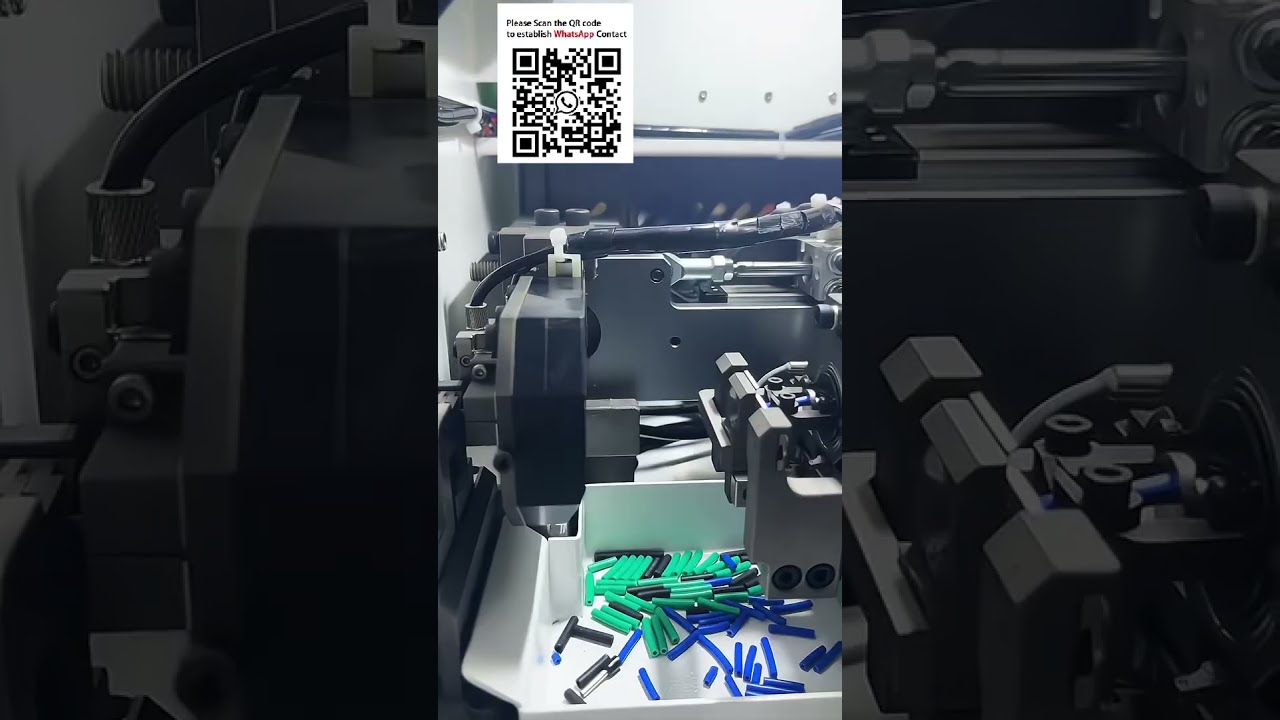 Automatic Insulated Tubular Terminal Processor Strip, Twist & Crimp #Wire Harness Equipment