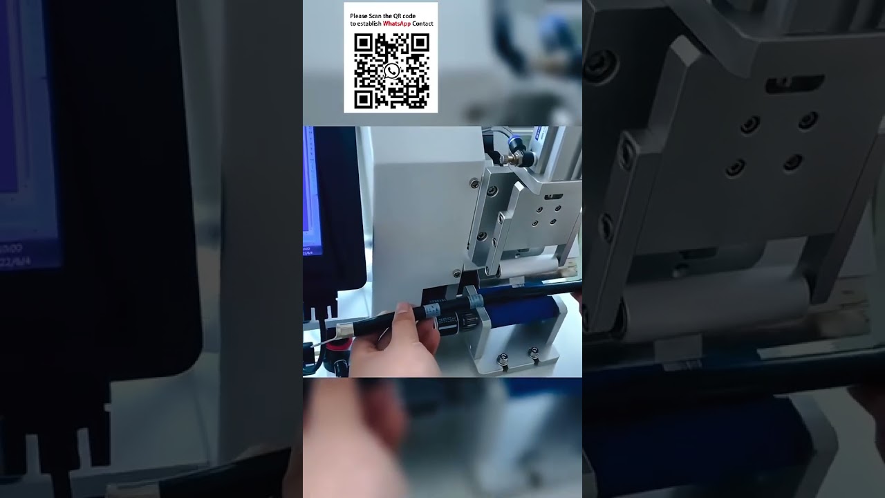 W pełni automatyczna maszyna do etykietowania i flagowania wiązek przewodów #AutomatyzacjaEtykietowania