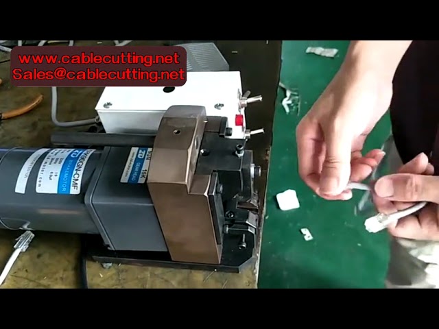 Automatyczna Zaciskarka 8P8C do Kabli Sieciowych RJ45, RJ11, Cat6 – Wydajne Narzędzie do Produkcji