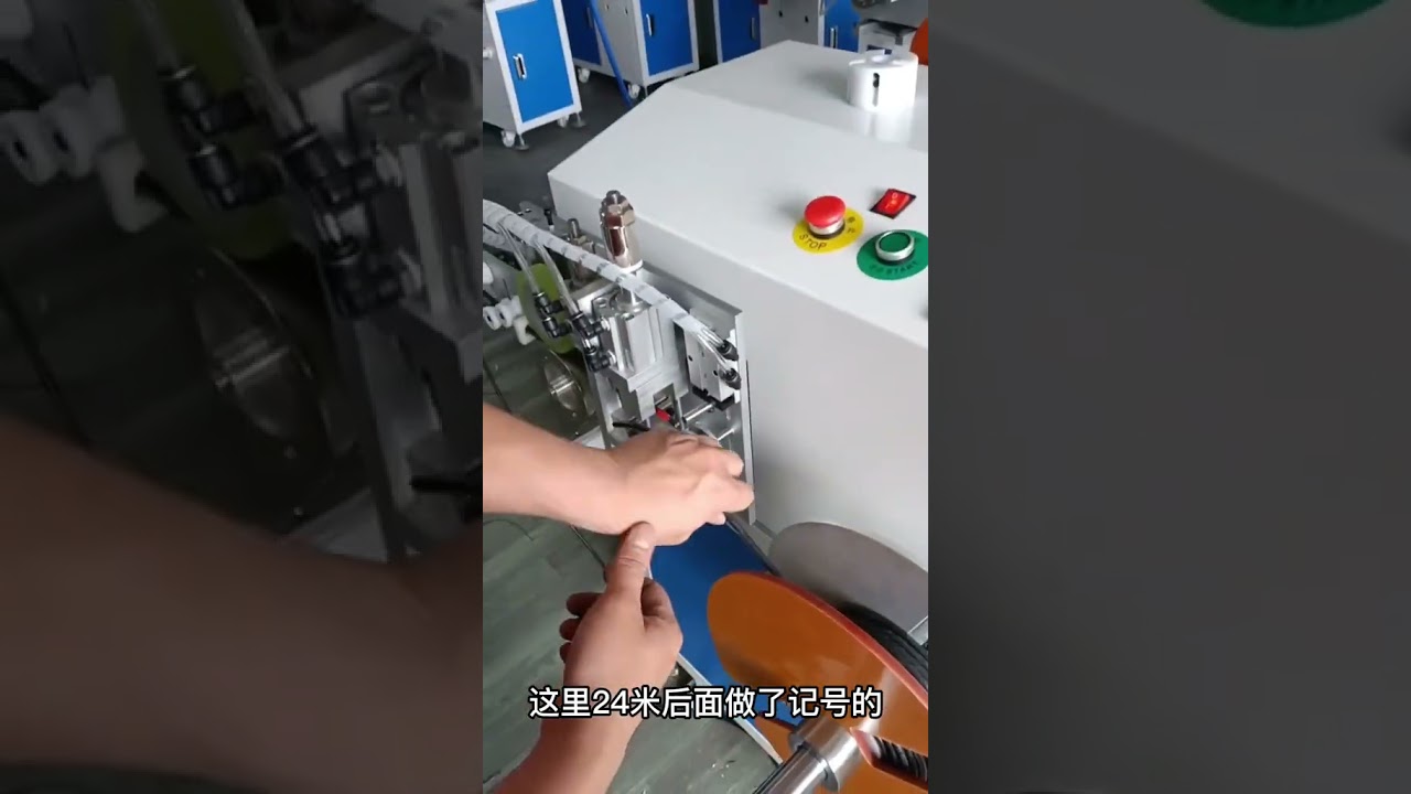 Zaawansowana maszyna do odmierzania i zwijania drutu – precyzja i szybkość w automatyzacji produkcji #fabryka
